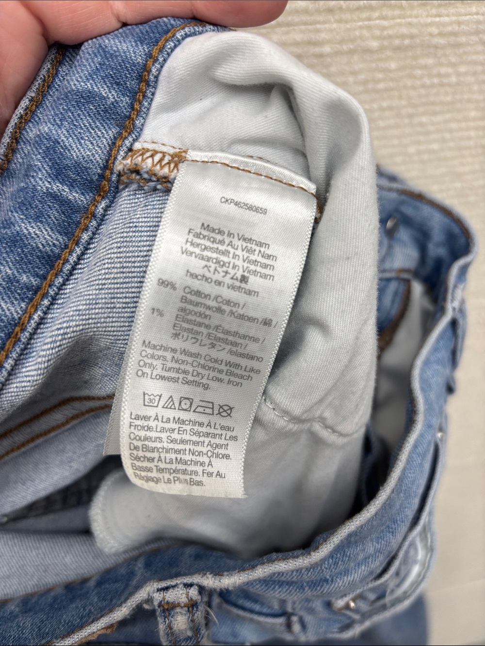Madewell Classic the perfect vintage straight jean Blue Jeans 26 - Picture 7 of 7